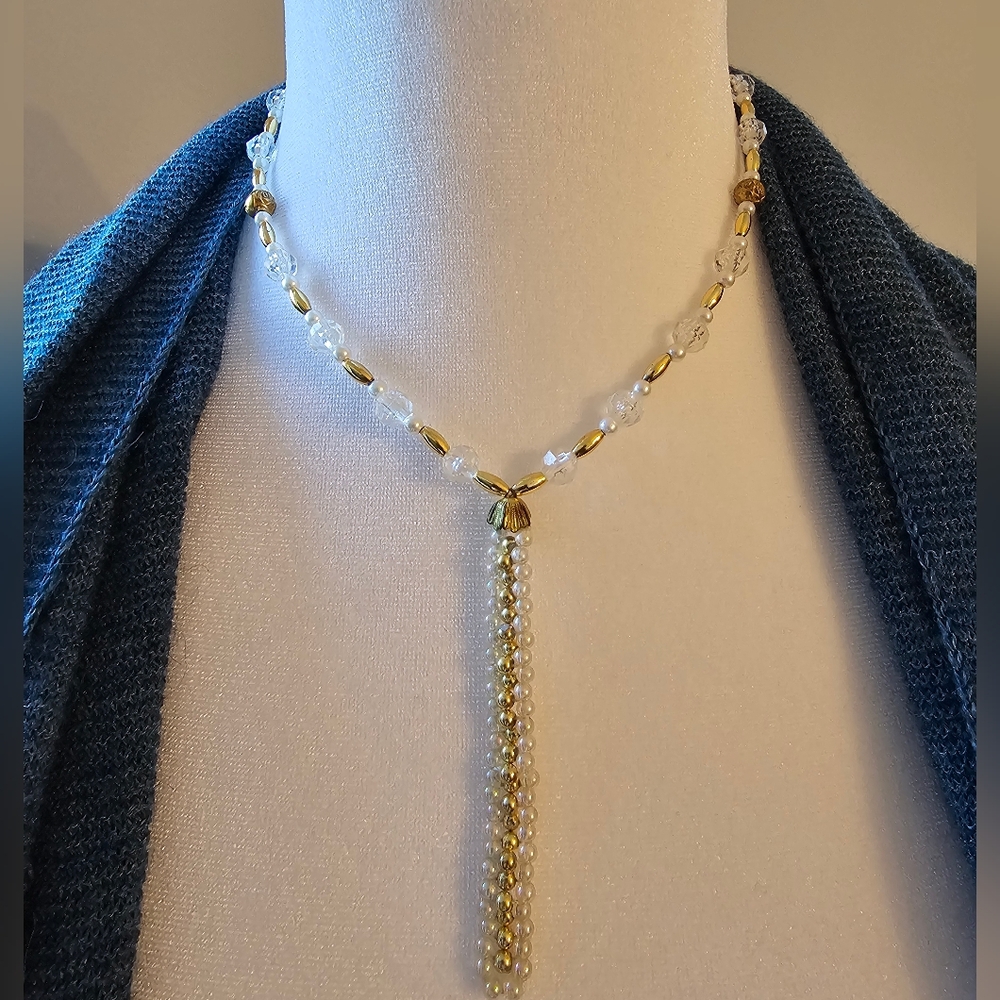 Small Plastic Bead Necklace